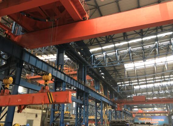 QD20吨双梁行车现场3 QD20吨双梁行车现场3