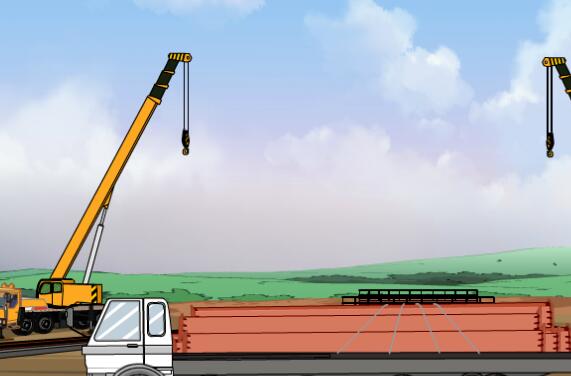 门式蜜桃视频APP下载机拆卸完成装车 门式蜜桃视频APP下载机拆卸完成装车